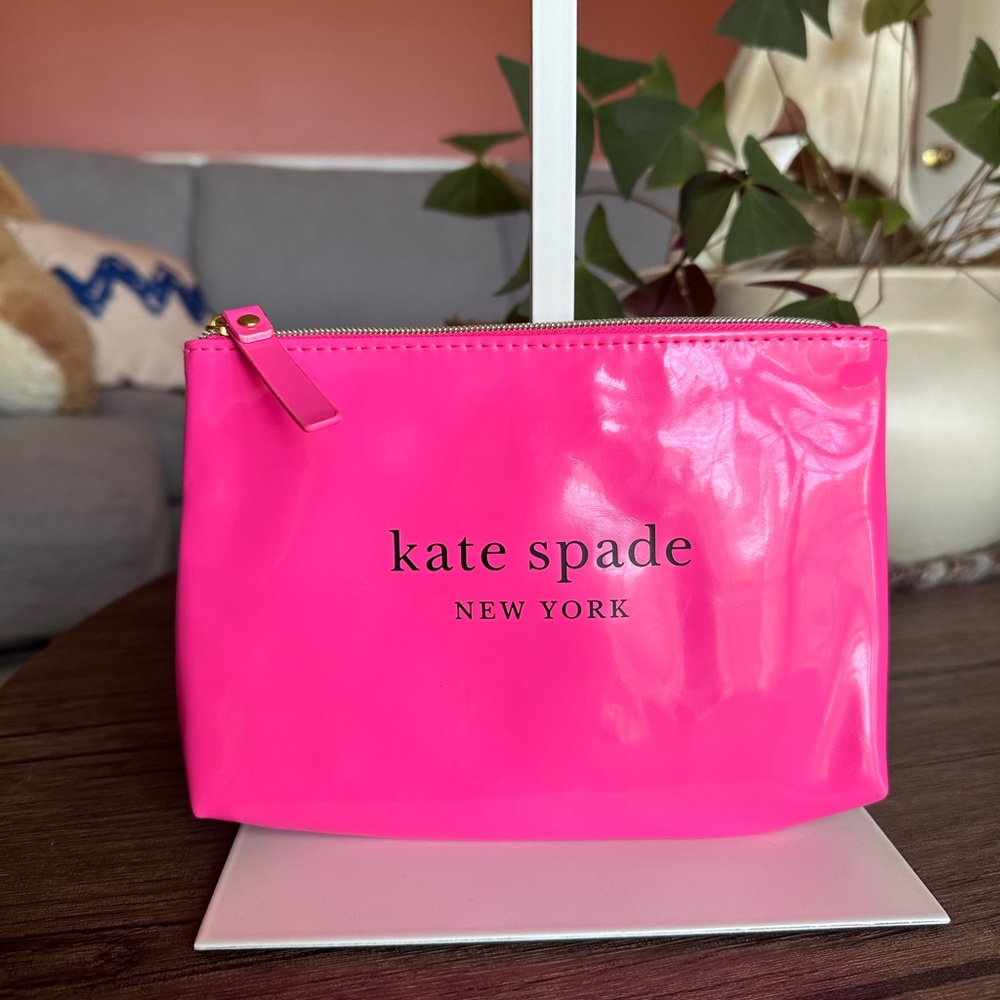 Kate Spade Pink Cosmetic Bag